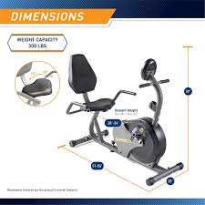 Marcy Magnetic Recumbent Bike With Adjustable Resistance And Transport Wheels Ns 716r Dataglove Com