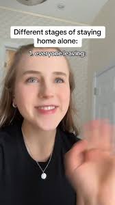 POV: The different stages of staying home alone #comedy #relatable #pov