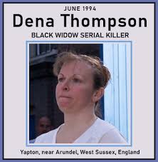 There is not a specific name for the male version of a black widow that is not the arachnid. Unknown Gender History Dena Thompson Black Widow Serial Killer England 1994