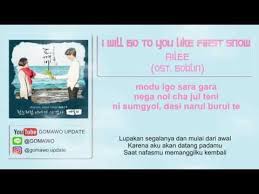 Ailee I Will Goto You Like The First Snow Lyrics Hangul Lirik Ailee I Will Go To You Like The First Snow Ost Goblin Youtube Ailee Ost Goblin Goblin