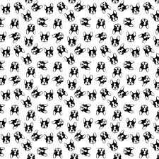 Black And White Paw Print Wallpaper French Bulldog Pattern Art Print By Pendientera Society6 Dog Wallpaper Iphone Pattern Art Dog Wallpaper