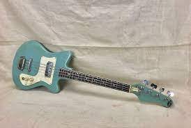 1960 S Topline Bass Guitar Short Scale Made In Japan Teisco Kawai Blue Needs Tlc Ss11211 Reverb Guitar Bass Guitar Japan