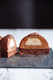 Dark Chocolate And Espresso Demi Spheres Desserts Mousse Recipes Fancy Desserts