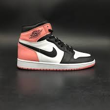 Pink Black White Jordan 1 Low Black And Pink Air Jordan 1 Air Jordan 1 Pink And Black Aj 1 Black And White Pink Black Toe Air Jordan 1 40 5 47 5 Air Jordans Pink Jordans Black Toe