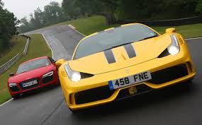 The race to empty (series 21, episode 3) Mid Life Crisis Cars Ferrari 458 Speciale Vs Audi R8 V10 Plus S Tronic