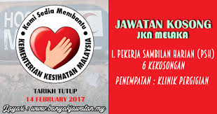 Temuduga, latest open interview terkini di. Jawatan Kosong Di Jabatan Kesihatan Negeri Melaka 14 February 2017 Kerja Kosong 2021 Jawatan Kosong Kerajaan 2021