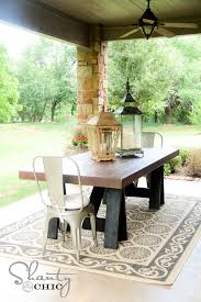 They are a glazed stoneware we bought pottery barn dishes about a year ago. Diy Table Pottery Barn Inspired Shanty 2 Chic