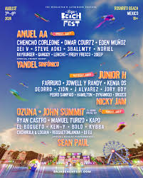 Anuel AA, Junior H, Ozuna & Nicky Jam to Headline Baja Beach Fest 2026