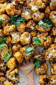 Easy Curry Roasted Cauliflower Simply Delicious Recipe In 2020 Roasted Cauliflower Roasted Cauliflower Recipes Pumpkin Recipes Healthy