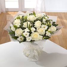 Innocence Sympathy Flowers Same Day Flower Delivery White Roses