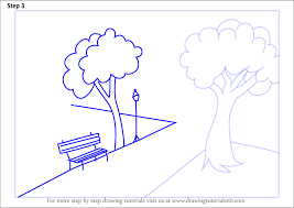 How to draw a beautiful garden scenery. Learn How To Draw A Garden Scenery Scenes Step By Step Drawing Tutorials