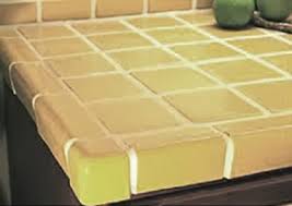 Pastel yellows, blues and greens are the most popular colors for ceramic tile kitchen floors, walls and countertops, the tile council of america reports. Painted Tile Countertops And Cabinets With Sk Hometalk