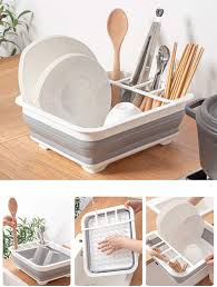 Riesenauswahl an werkzeug und baumaterial. Collapsible Dish Drying Rack Portable Dish Drainer Dinnerware Organizer Kitchen Rv Campers Storage Countertop Wall Organization Dish Racks