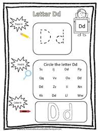 Letter d preschool worksheets include letter recognition. Trace Letter D Worksheets Teaching Resources Tpt