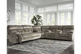 Sumptuous leather feel and appeal. Brassville 3 Piece Power Reclining Sectional Ashley Furniture Homestore
