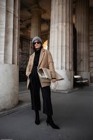 It's such a perfect neutral and effortless! Black Neutrals Camel Blazer Black Cashmere Knit Vienna Wedekind