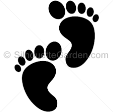 Baby Feet Silhouette Baby Feet Art Baby Feet Silhouette Clip Art
