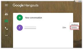 Photos you share on a hangouts chat are stored in an album archive on a different website. How To Delete Messages In Google Hangouts