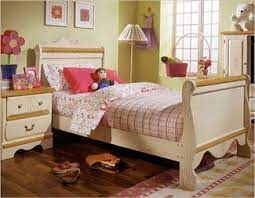 Princess Bouquet Sleigh Bed Bedroom Decor Old Room Furniture
