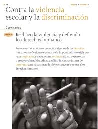 Sexto grado de primaria en versión pdf. Rechazo La Violencia Y Defiendo Los Derechos Humanos Civismo Sexto De Primaria Nte Mx Recursos Educativos En Linea