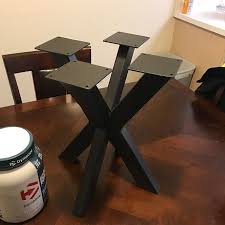 Patio umbrella base in bronze. 28 Dining Table Leg Base Width 24 Height Etsy Metal Table Legs Metal Table Dining Table Legs