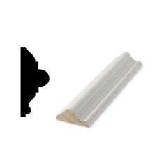 Historically used to protect walls from being damaged by the seat backs of chairs, chair rails now serve primarily as a stylish embellishment. Building Supplies Moldings Trims Chair Rail Moulding 2 1 4h X 1 1 8p 12 Length Web Art Co Il