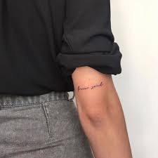 Minimalist Space Tattoo Minimalisttattoos Arm Quote Tattoos Tattoos Elbow Tattoos