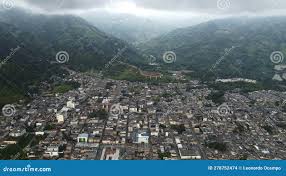 City of Calarca in the Andes Mountain Range Stock Photo