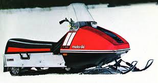 Image result for Orange 1973 Snowmobile