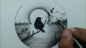 Pin By Sabine Bergman On Painting Passions Easy Scenery Drawing Drawing Scenery Drawing For Beginners
