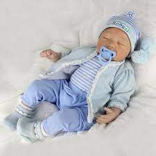 Reborn Newborn Dolls 22 Lifelike Vinyl Silicone Baby Boy Doll Xmas Gift Clothes 1 High Quality Pacifier Cl Reborn Babies Reborn Baby Dolls Baby Toys Newborn