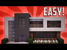 How To Build A Small Modern House In Minecraft Minecraft How To Build A Small Modern House Tutorial 13 Youtube Small Modern Home Minecraft Modern Minecraft House Tutorials