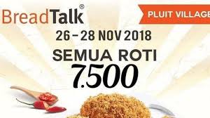 We did not find results for: Promo Breadtalk 26 28 November Semua Jenis Roti Cuma Rp 7500 Tribunnews Com Mobile