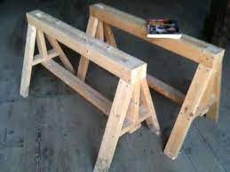 Heavy Duty Sawhorses Easy To Build Sawhorse Diy Outdoor Wood Projects Outdoor Wood Projects