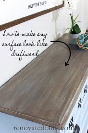 Three Easy Steps To A Diy Driftwood Finish On Any Surface Furniture Makeover Furniture Makeover Diy Diy Furniture Projects