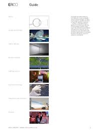 The method covers three major sections. Erco Lighting Guide 2007 By Lightonline Issuu