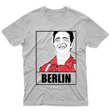 (a nagy pénzrablás) la casa de pape (női póló). A Nagy Penzrablas Berlin Minimal Ferfi Polo
