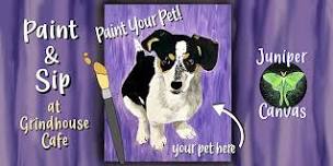 Paint & Sip at Grindhouse Highland: Paint Your Pet
