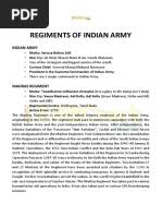 Regiments of Indian Army | PDF ...