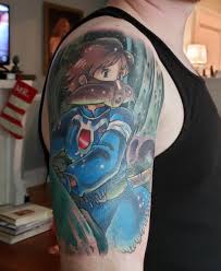 New comments cannot be posted and votes cannot be cast. Nausicaa My First Tattoo From Kimberly Wall At Black Rabbit Tattoo In Richmond Va Ghibli