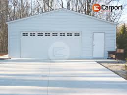 28x26 Vertical Roof Garage Prefabricated Two Car Garage For Sale Carport Metal Building Prices Steel Carports