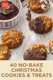 40 No Bake Christmas Cookies You Need To Know Holiday Baking Christmas Cooking Holiday Desserts
