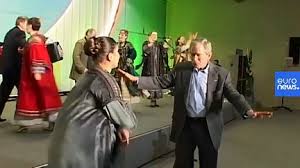 Vladimir Putin dancing ...