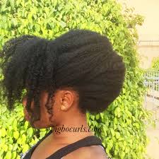 Fix the bun with a bobby pin. Easy French Roll On Natural Hair