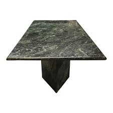 The granite dining table have prime qualities and discounts that give you value for money. Spectacular Massive Green Marble Modern Dining Table For Sale At 1stdibs