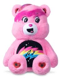Peluche Osito Cariñosito Care Bears Rosa Rock Rosa Pálido
