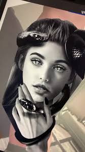 Stunning Los Angeles Portrait Tattoo by @_escobart