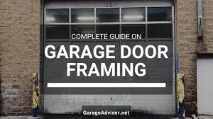 Slide the square so the blade aligns with your mark. Garage Door Framing Guide How To Frame A Garage Door Opening