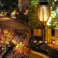 Sie leuchten besonders lange und geben auch bei geringer energiezufuhr viel licht ab. 8x Solarleuchte Led Mini Licht Tanzen Flackernde Flamme Lampen Garten Dekor Diy In 2020 Solarleuchten Garten Lichtdekoration Solarleuchten