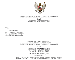 Implementasi peraturan menteri keuangan nomor 181pmk012014. Surat Edaran Bersama Mendikbud Dan Mendagri Tentang Pelaksanaan Ppdb Tahun Ajaran 2019 2020 Dadang Jsn
